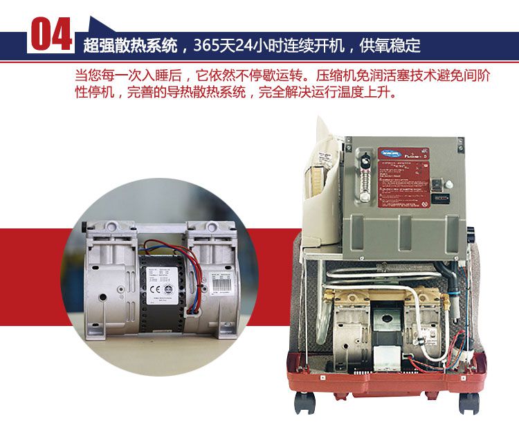 英維康制氧機IRC5LXO2AW散熱系統圖片